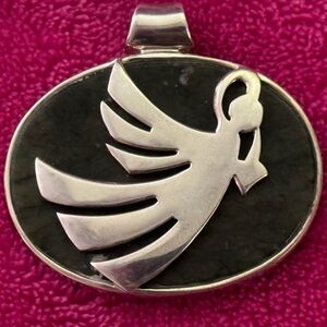 Connemara Marble Angel Pendant